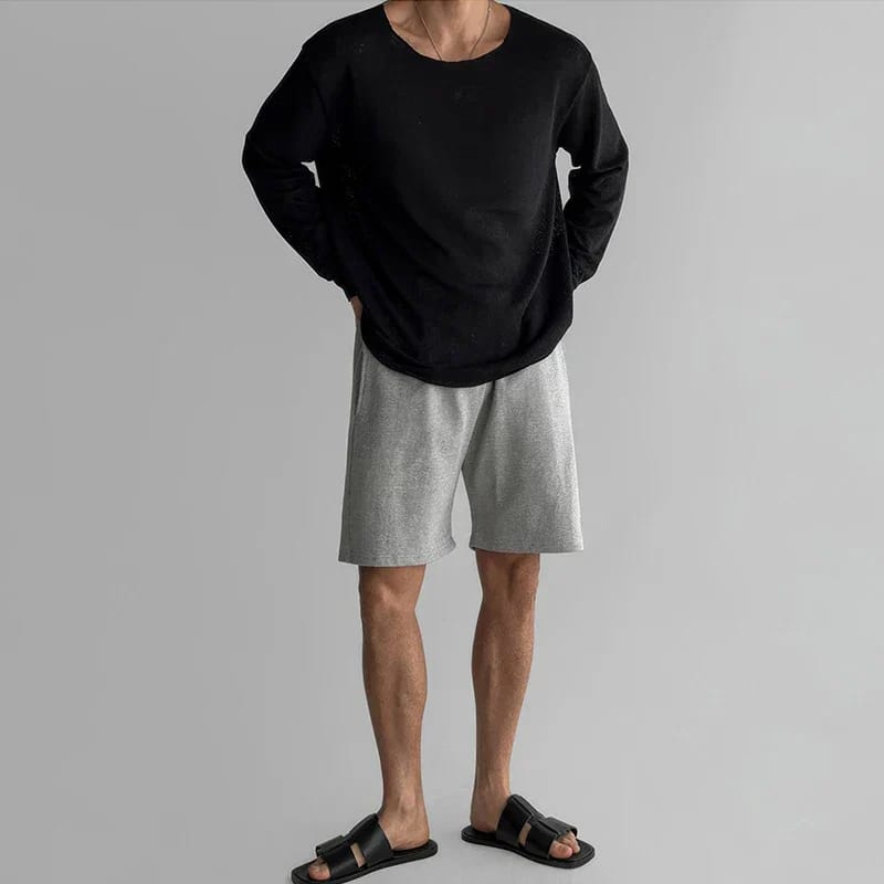 Bjørn™ | Andningsbar Stickad Långärmad Tröja